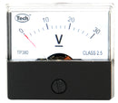 VOLTIMETRO RECTANGULAR P/ 30 VCD TP-380A30V