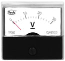 VOLTIMETRO RECTANGULAR 30VCD TP-380D30V