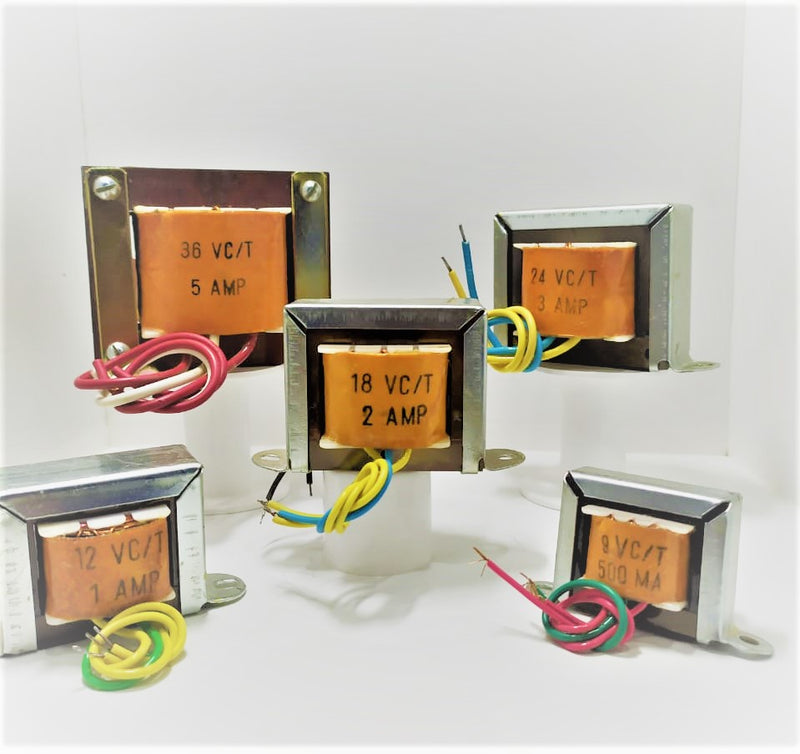 TRANSFORMADOR CON TAP CENTRAL 36V / 2A.       TRANS-36V/2A.