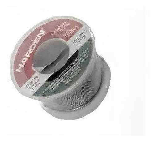 ROLLO DE SOLDADURA 60/40 1mm 100 GRAMOS TS-506 18MTS APROX.                        TS-506.