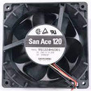 VENTILADOR DE PLASTICO 120X120X38 mm 24VCD .22AMP VENT-1203824VCD