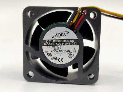 VENTILADOR DE PLASTICO 40X40X06 mm 12V .14A