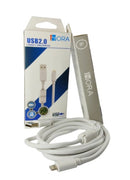 CABLE PARA I`PHONE 2.1A  1.5M 1HORA.      CABLE-IP.