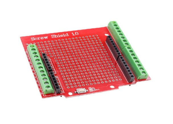 SCREW SHIELD 1.0 CON BORNERAS  PARA ARDUINO UNO