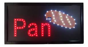 ANUNCIO LUMINOSO DE LEDS     PAN