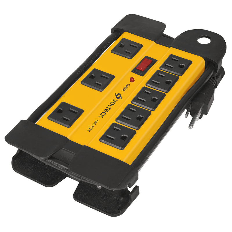 MULTICONTACTO USO INDUSTRIAL SUPRESOR DE PICOS 1200J.        MUL-812X.