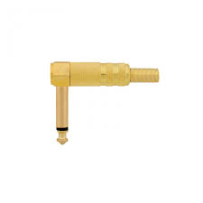 CONECTOR PLUG 6.3 MONO ANGULO DERECHO PARA CABLE.    AG-123