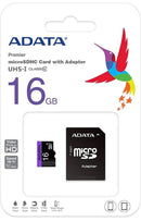 MEMORIA MICROSD CLASE 10 16GB ADATA