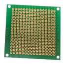 PLACA FENOLICA PERFORADA PUNTOS INDIVIDUALES 5X5 Cm TERMINADO VERDE.                  PF-156