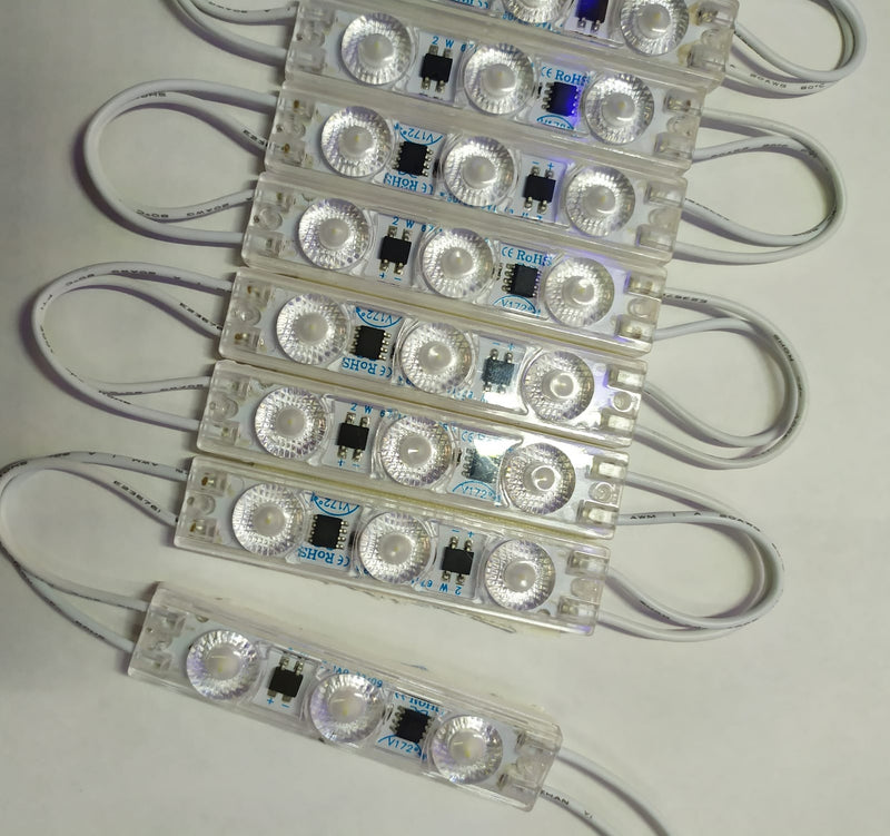 MODULO DE 3 LEDS ULTRA BRILLANTE BLANCO 110VAC. LMT-W3-110V.