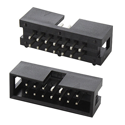 CONECTOR MACHO DE 14 PINES PARA SOLDAR EN PLACA.   FCN-2X7