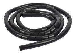ORGANIZADOR DE CABLE EN ESPIRALD 13mm NEGRO.    080-972