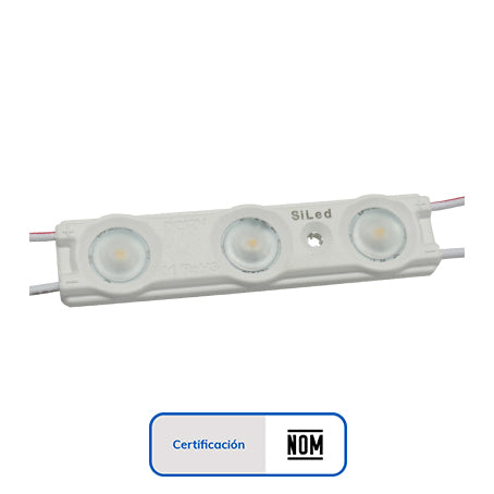 MODULO BACKLIGHT 3 LED 2835 BLANCO CALIDO CERT. NOM.                     LMT-2835-WW3-1670P/SL.