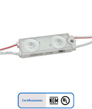 MODULO 2 LED 2835 BCO PURO EXTERIOR CERT. NOM/UL.      M22GW11D.
