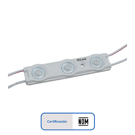 MODULO 3 LED 2835 ROJO EXTERIOR OPTICA ESPECIAL CERT. NOM.    LMT-2835-R3-1670P/SL.