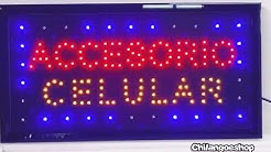 ANUNCIO LUMINOSO DE LEDS     ACCESORIOS CELULAR.