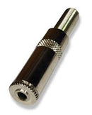 CONECTOR JACK STEREO 3.5mm METALICO.                         JA-135.