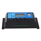 CONTROLADOR DE CARGA 12V/24V 20A USB DISPLAY LCD 260W(12V) 520W(24V)     MP-CRTL20