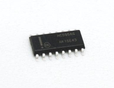 REGISTRO DE CORRIMIENTO 8 BITS 3 ESTADOS PB-FREE 16 PIN SMD.    74HC595AG.