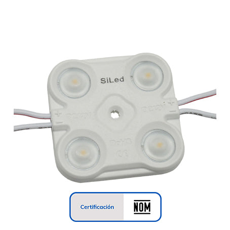 MODULO BACKLIGHT 4 LED 2835 BLANCO CALIDO CERT. NOM