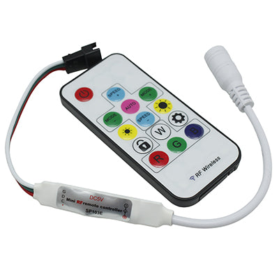 MINI CONTROLADOR RGB INTELIGENTE 5-24V 2048 PIXELES.                   CONTROLADOR-MINI-SPI/5-24